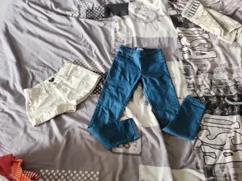 jean et short fille 9ans