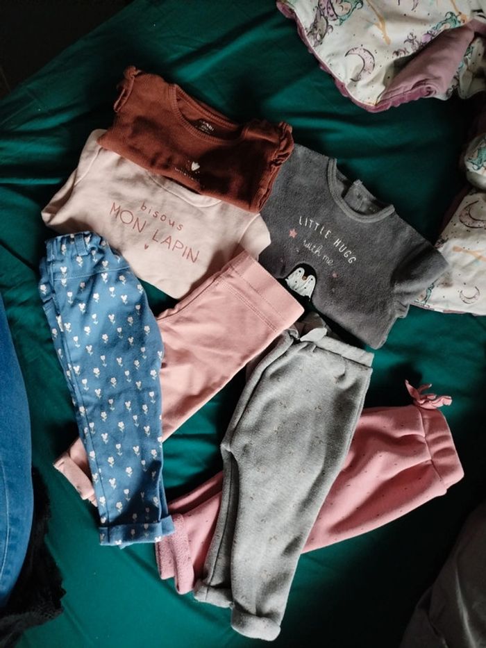 Lot de 7 vêtements Kiabi - 9 mois - photo numéro 2