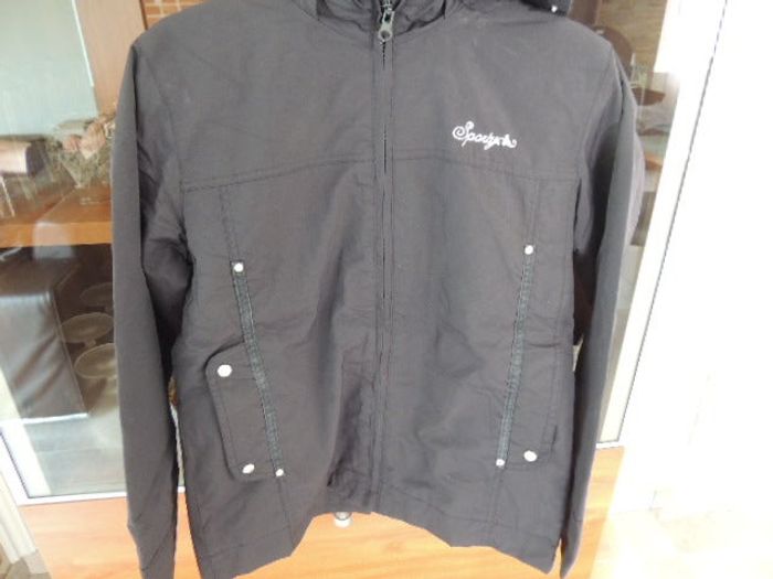 Manteau léger noir fille imperméable 14 ans