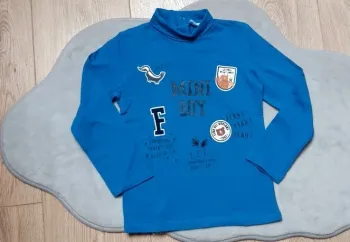 Sous-pull gémo bleu "mini boy" 3 ans neuf jamais porté