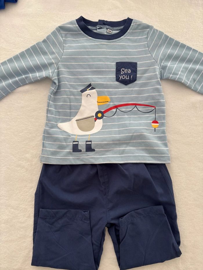 Ensemble garçon sea you1 12 mois