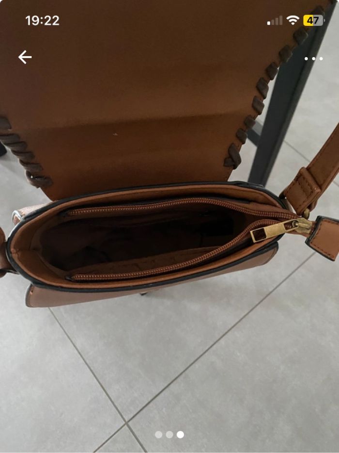 Sac bandoulière marron - photo numéro 3