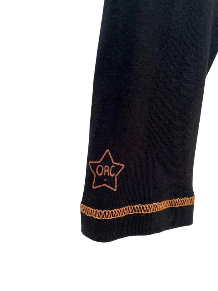 Legging noir avec surpiqûres cuivrées - Orchestra 6 mois (67cm) - photo numéro 3