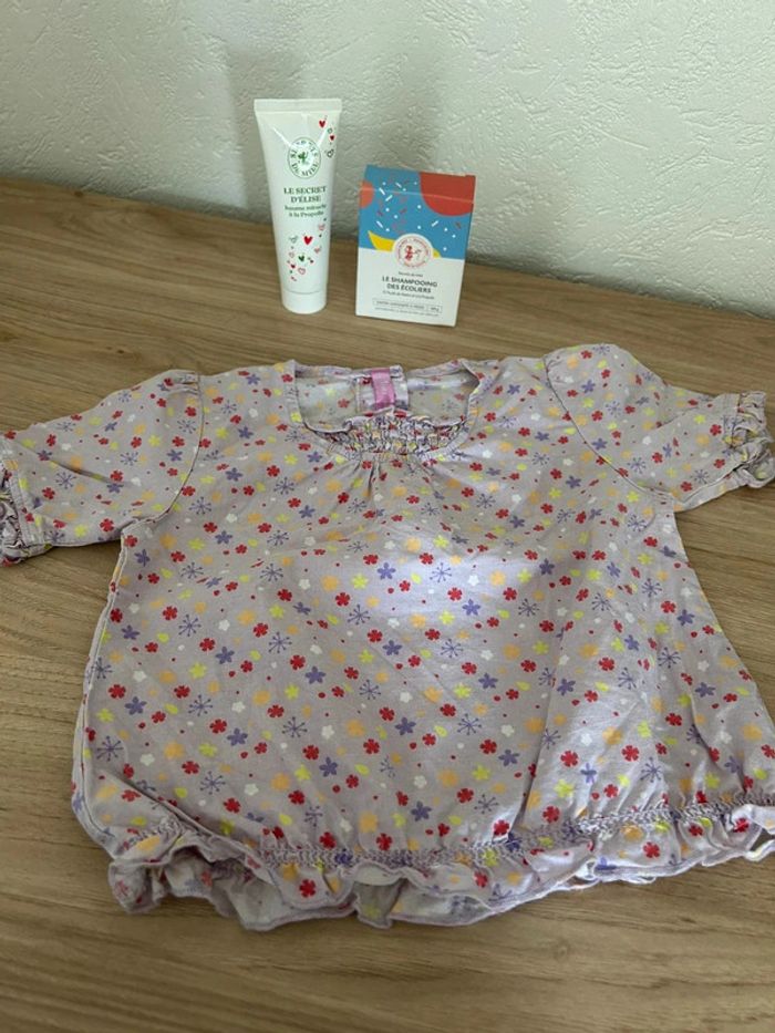 🌼 Jolie blouse fleurie bébé 🌼 - photo numéro 2