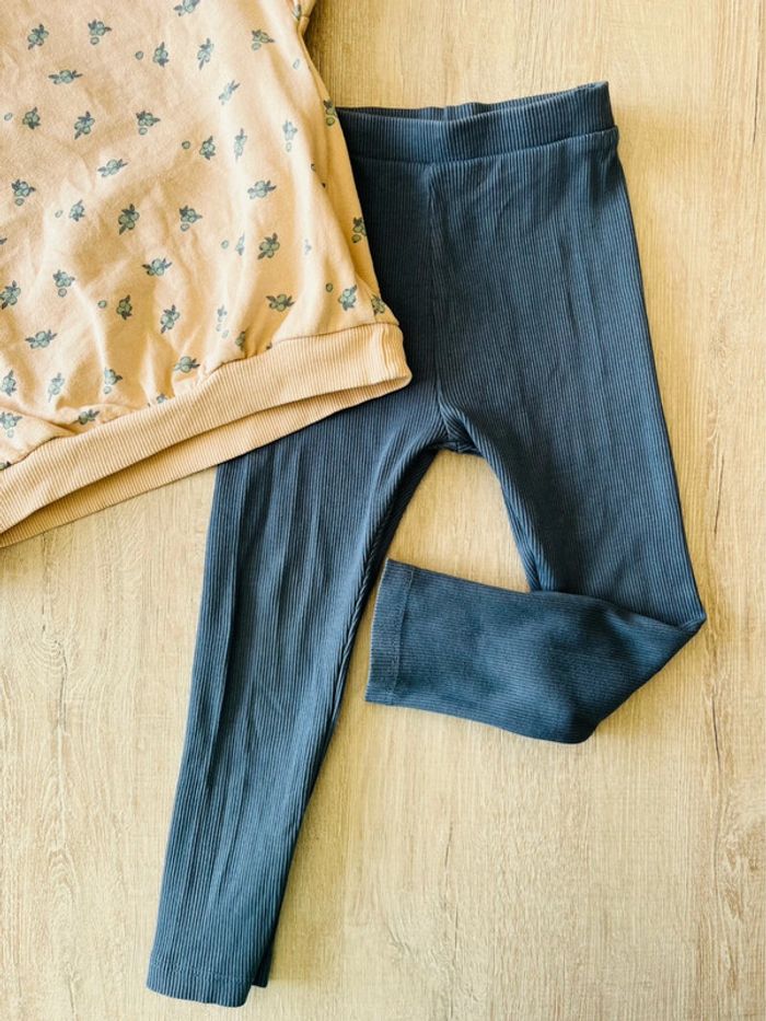 Sweat-shirt et leggings bébé fille kiabi - photo numéro 2