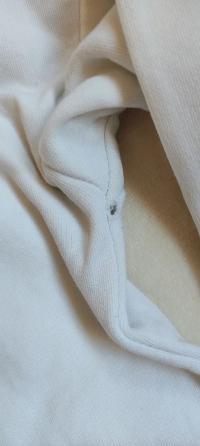 Sweat à capuche blanc "Riverside" Kiabi taille S - photo numéro 4