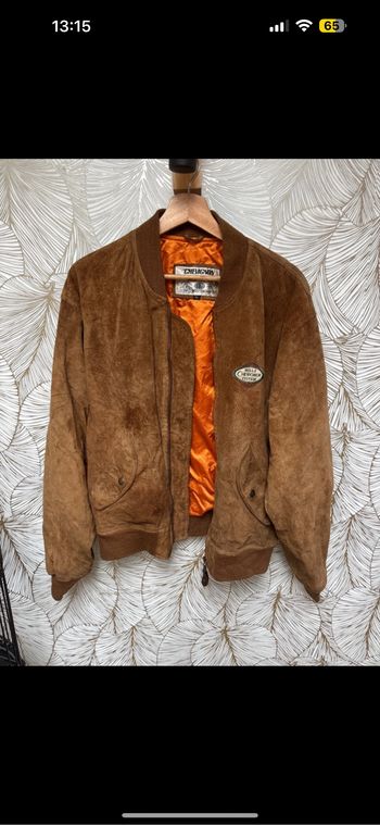 Veste vintage cuir Chevignon xl