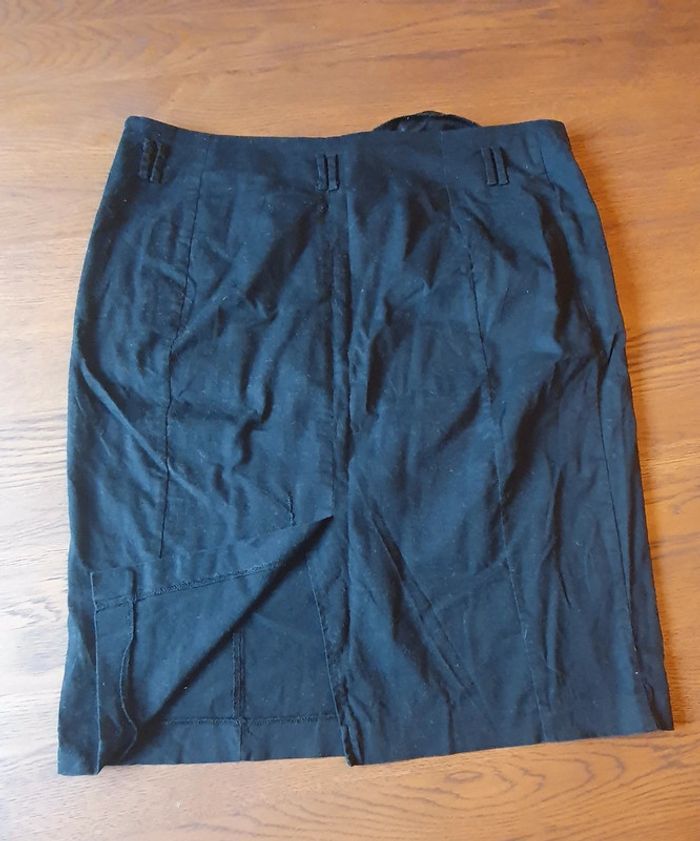 Jupe droite noire Camaïeu - photo numéro 2