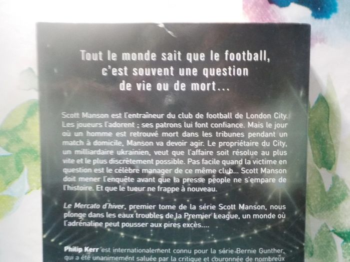 Le mercato d'hiver Une enquête de Scott Manson de Philip Kerr Ed. du Masque - photo numéro 2