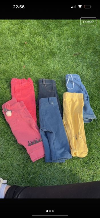 Lot pantalon fille 3 mois