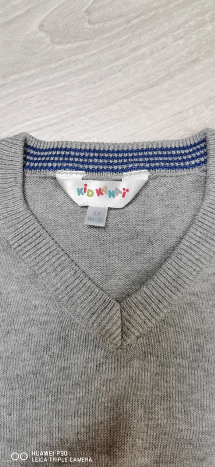 Pull manches longues col v - photo numéro 4