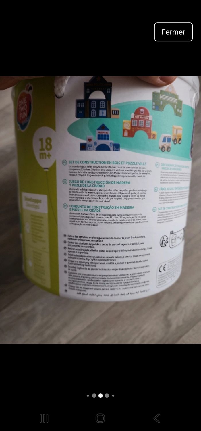 Jeu de construction véhicules et puzzle ville - photo numéro 7