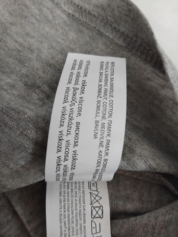 Tee-shirt Lee Cooper gris, 8 ans - photo numéro 7