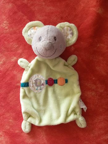 Doudou plat souris Nicotoy Simba