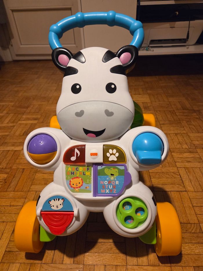 Trotteur zèbre Fisher Price
