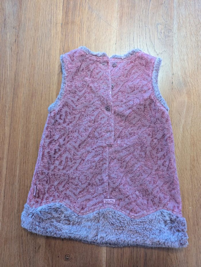 Robe chaude Pampolina rose/mauve 3 ans - photo numéro 4