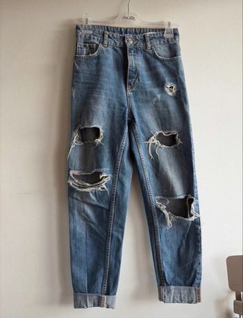 Jean troué Zara 34
