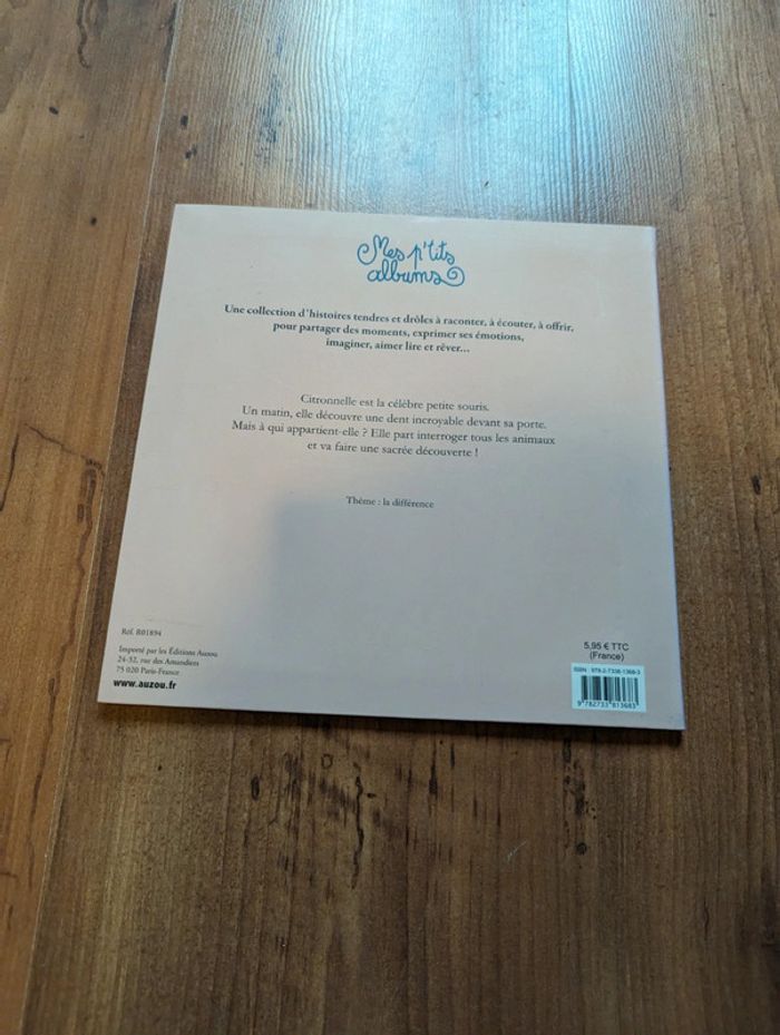 Livre la petite souris et la dent - photo numéro 2
