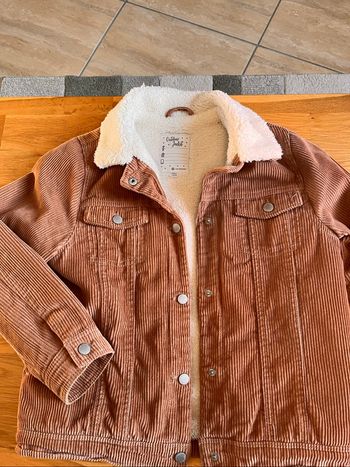 Veste Teddy velours