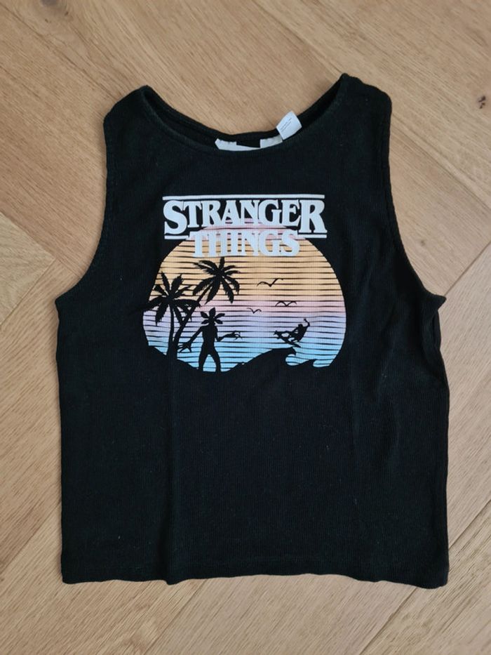 Débardeur noir 14 ans Stranger things H&M