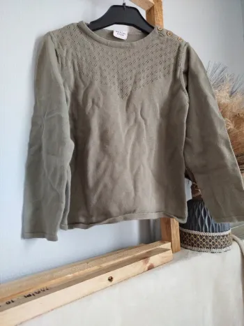 Pull kaki Tape à l'oeil 6 ans