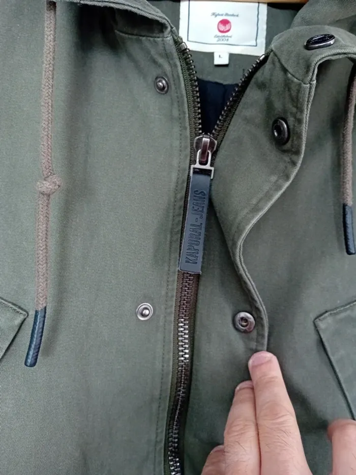 Parka Kaki taille L de chez Kaporal - photo numéro 4