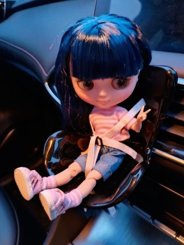 Siège auto pour Labubu Lafufu ou autre poupée peluche - photo numéro 4