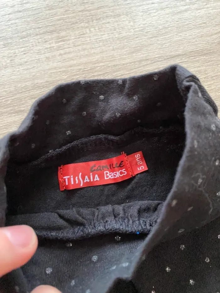 T shirt col roulé 5 ans tisaia - photo numéro 2