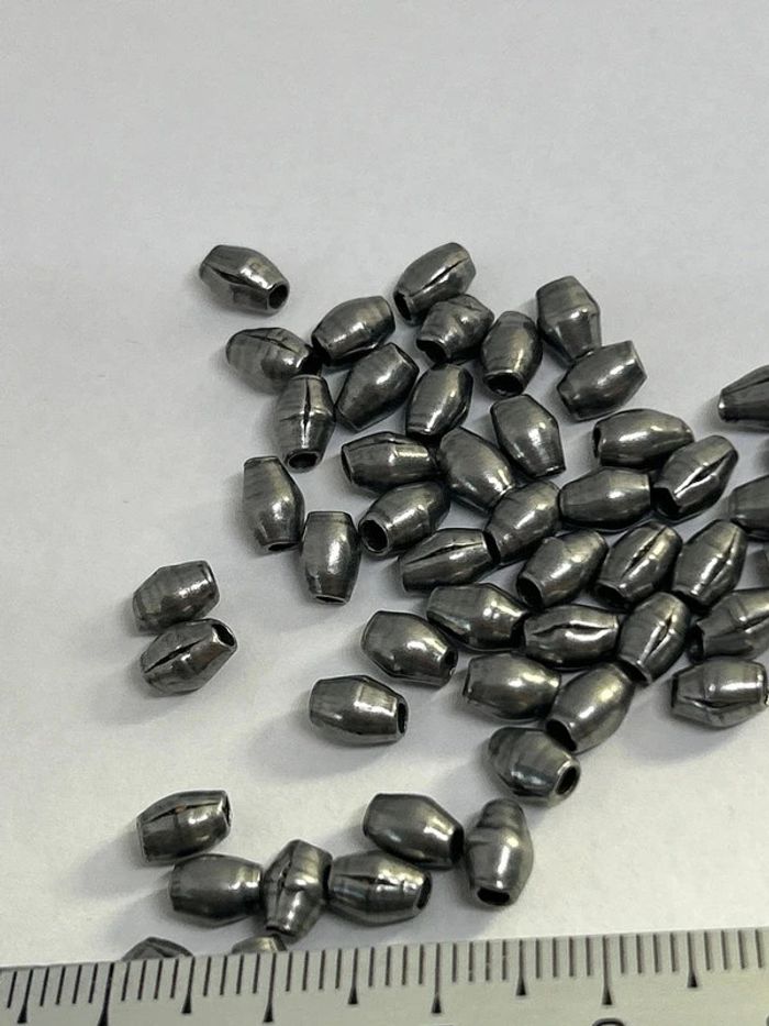 C423. Lot de 50 perles en alu des années 50 - photo numéro 4