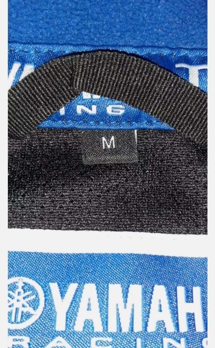 blouson léger  homme taille M Yamaha noir et bleu/ blanc excellent etat neuf - photo numéro 7