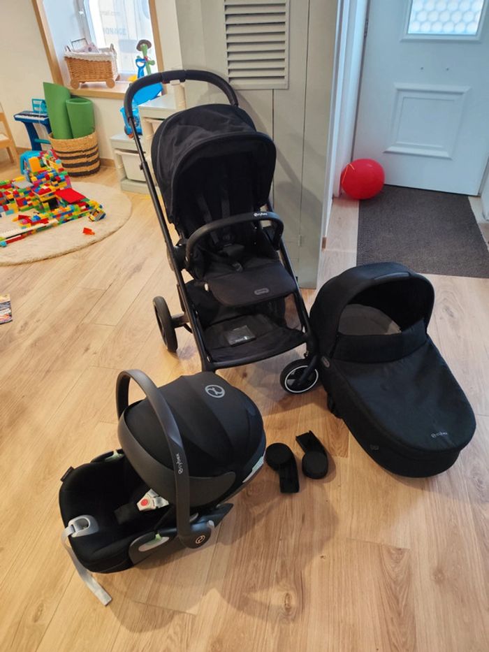 Trio poussette Cosi nacelle base isofix Cybex - photo numéro 2