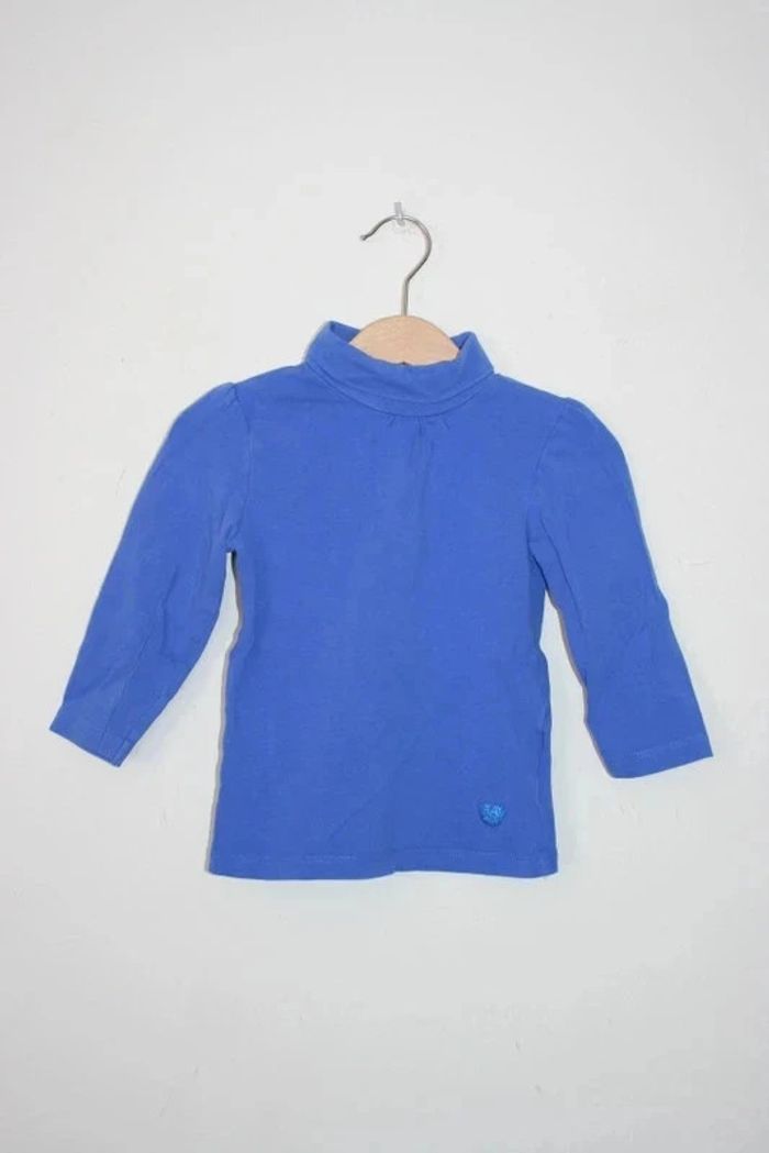 Sous pull bleu Kidkanai 24m
