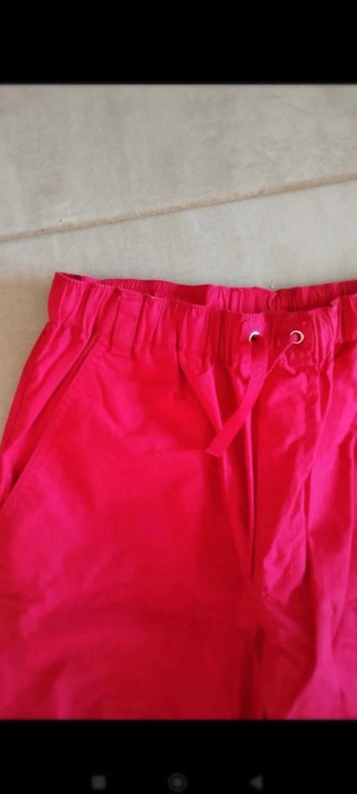 Pantalon rouge taille m avec poches alouette - photo numéro 4