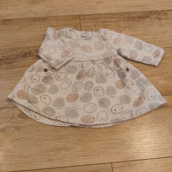 Robe chaude en double gaze de coton 6 mois