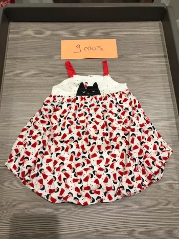 Robe short catimini 9 mois