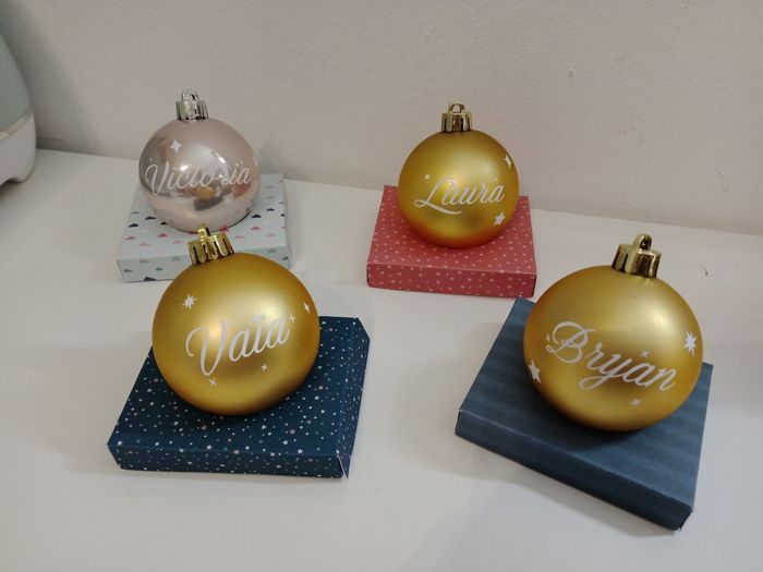 Boule de Noël personnalisée