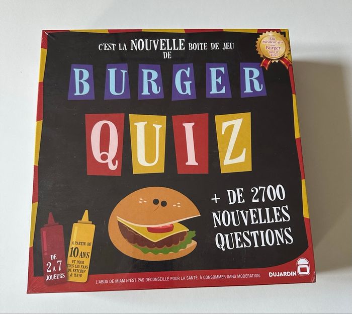 Jeu Burger Quiz neuf