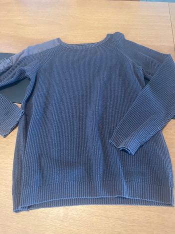 Pull garçon gris