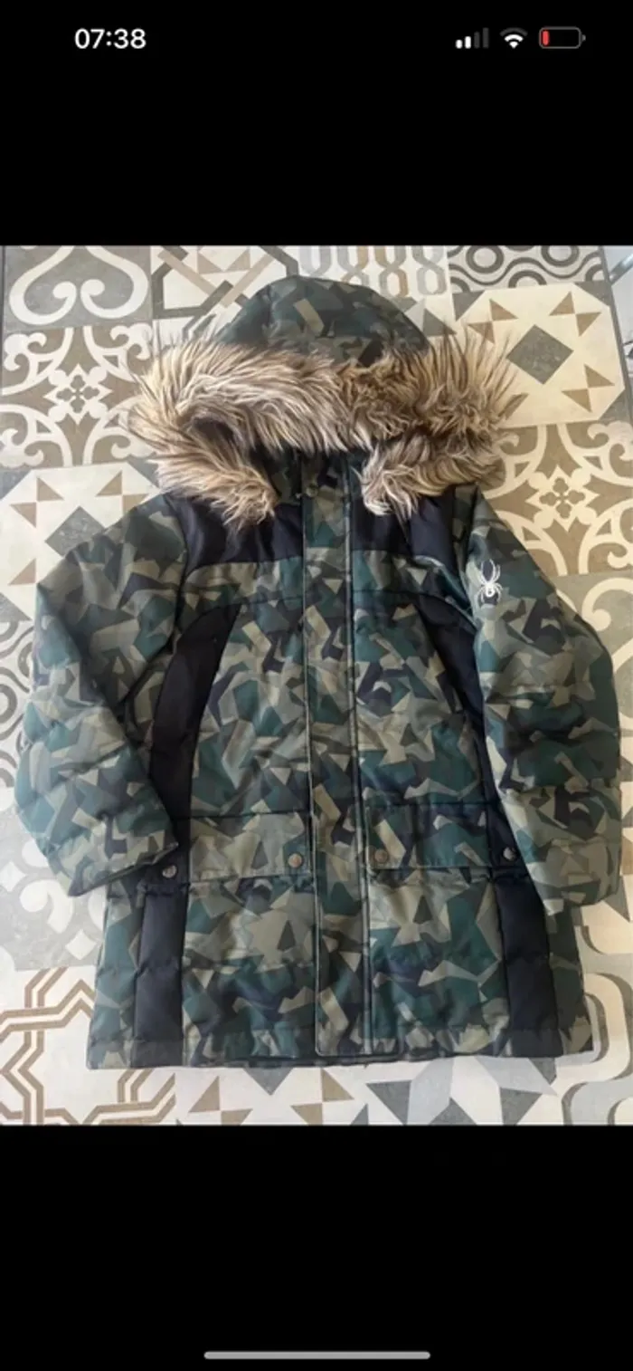 Manteau Spyder 10 ans