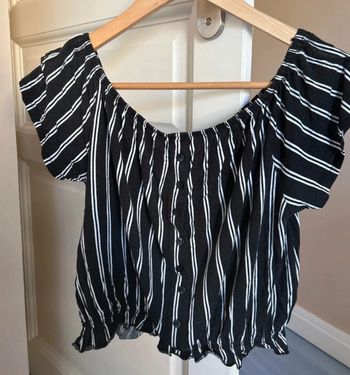 Top rayé h&m taille M