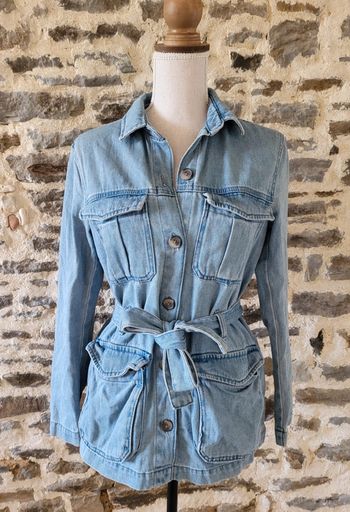 Veste en jean bleue claire Kiabi Taille S ou 36