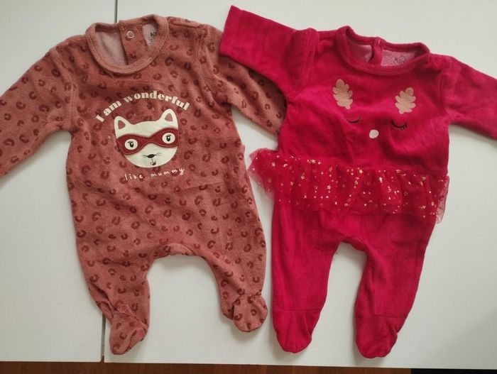 Lot de 4 pyjamas bébé fille - photo numéro 4