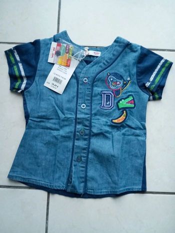 Tee-shirt / chemise DPAM taille 12 mois