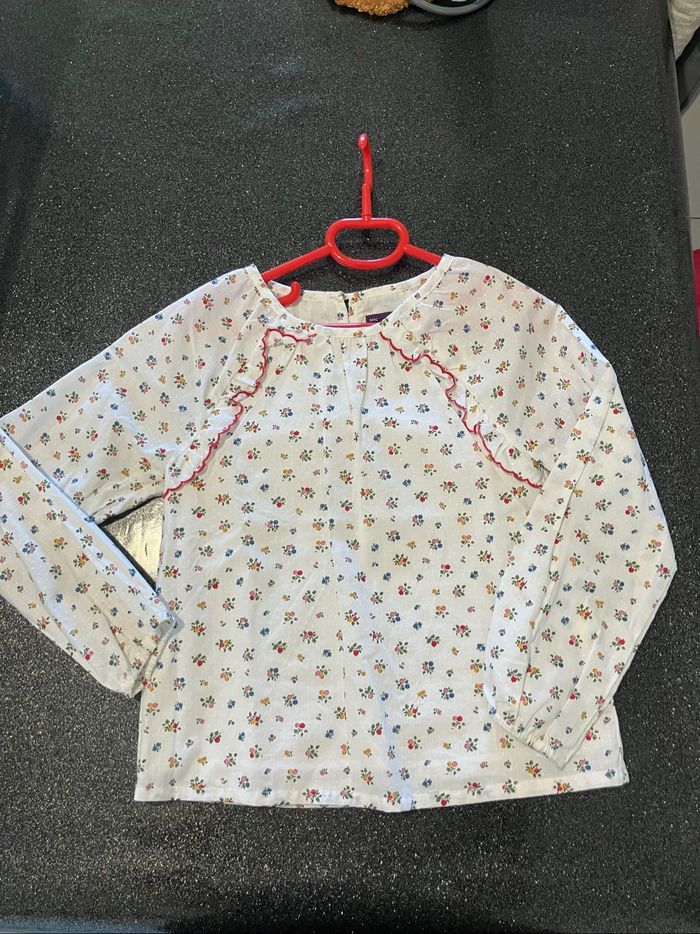 Blouse fleurie neuve 7 ans sergent Major - photo numéro 7