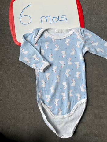 Body manches longues 6 mois