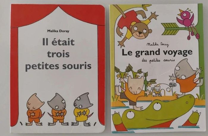 2 livres petites souris