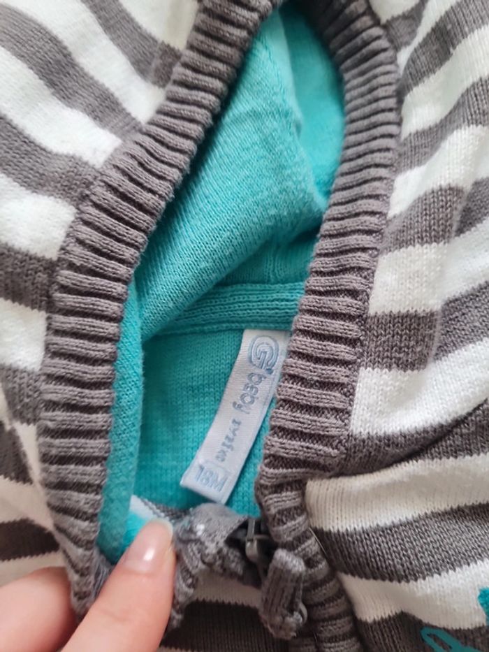 Veste zippée 18 mois Gemo - photo numéro 2