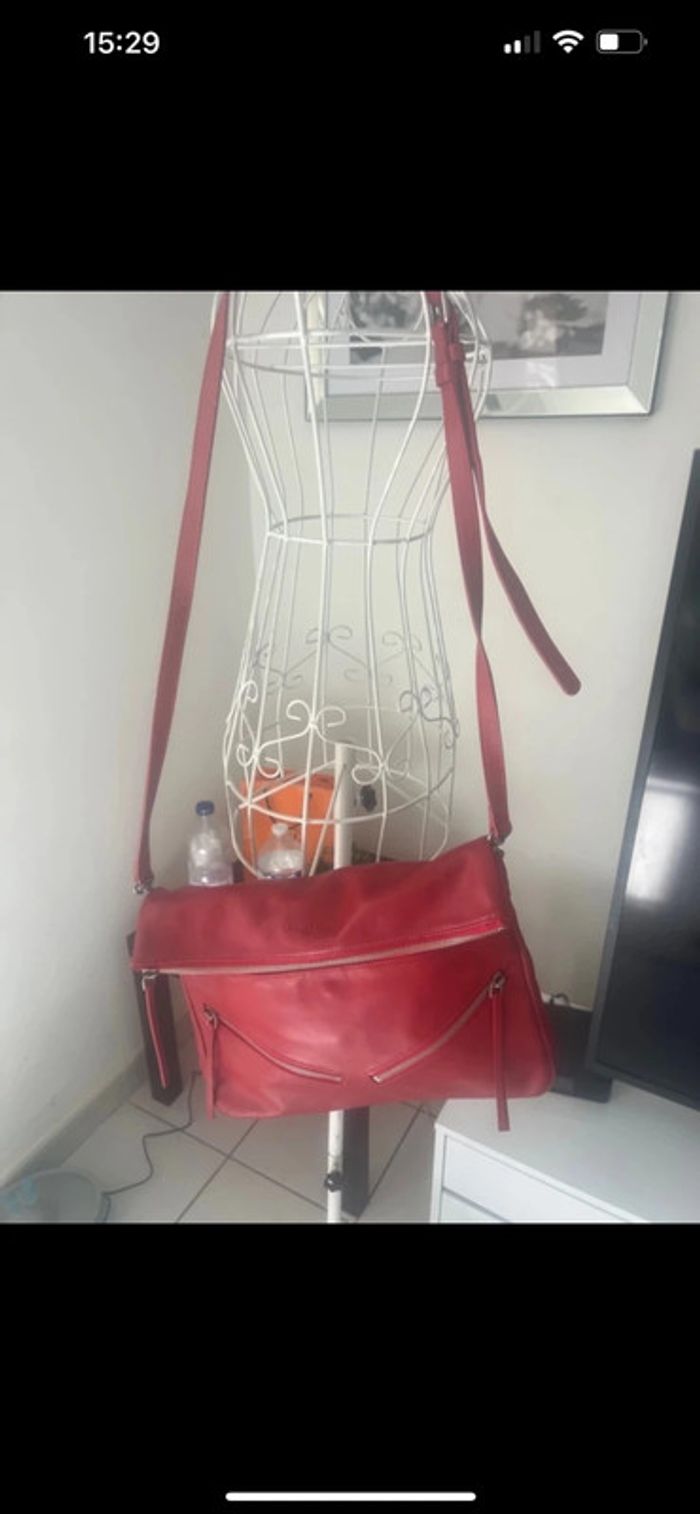 Sac à bandoulière lancaster avec dustbag neuf - photo numéro 2