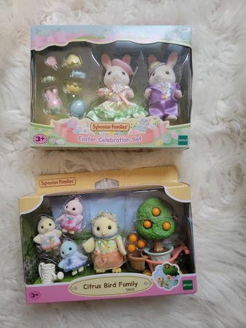 sylvanians famille citrus et paques