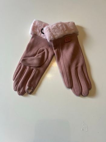 Gants chauds NEUFS pour femme couleur rose